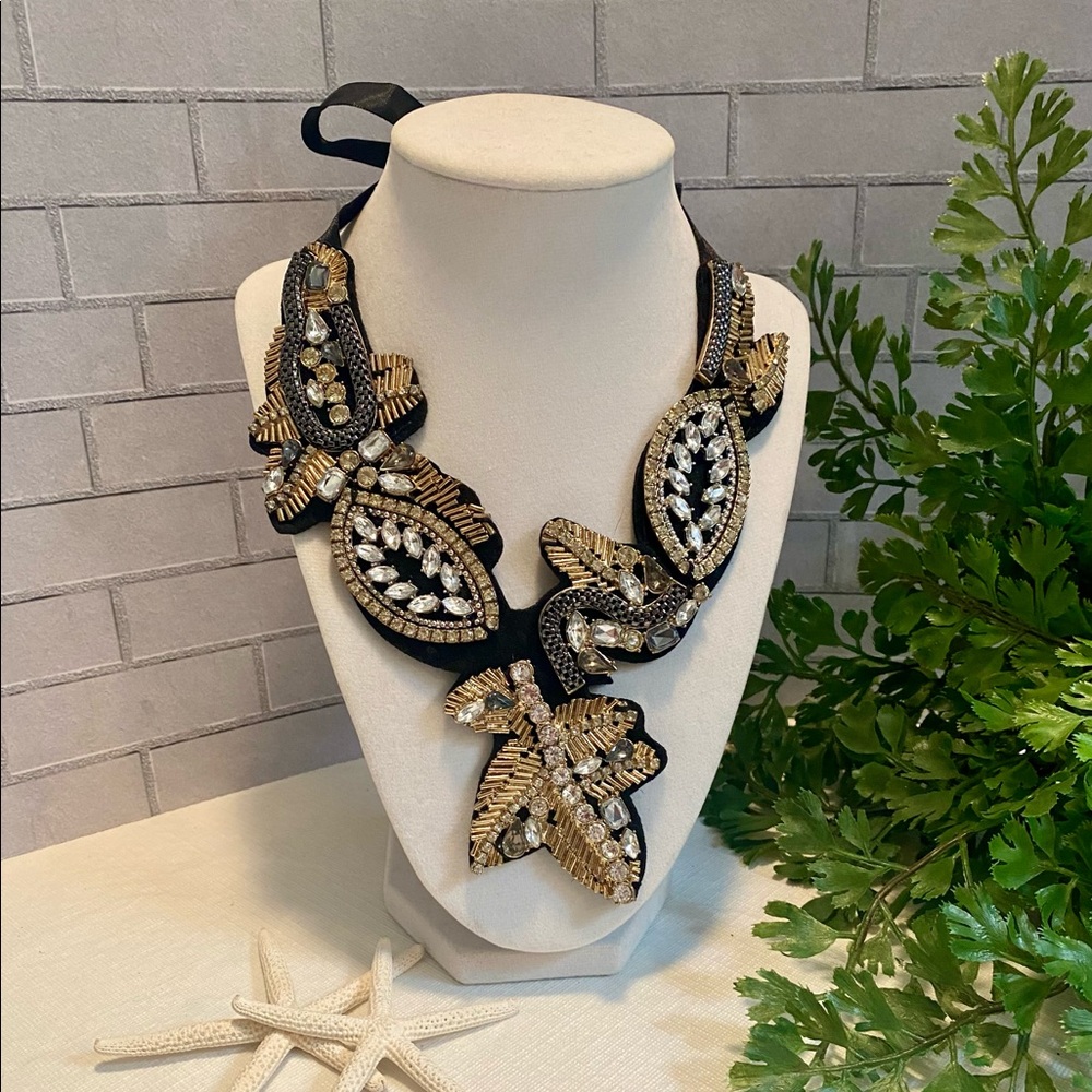 Multi Media Statement Necklace - image 2